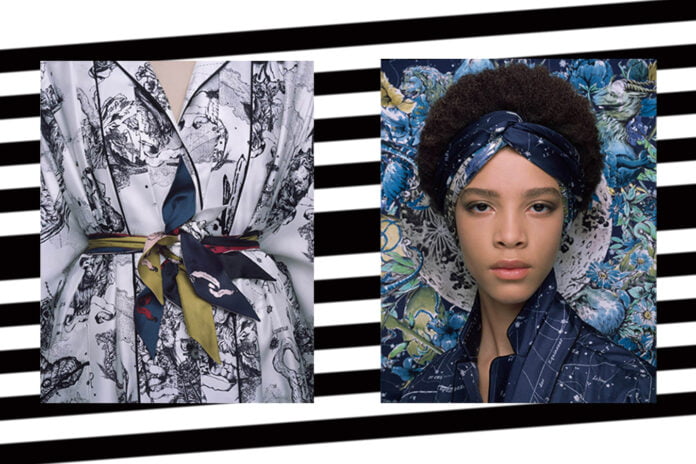Style Tips: How to style Dior's new Fall-Winter 2021-2022 silk scarves