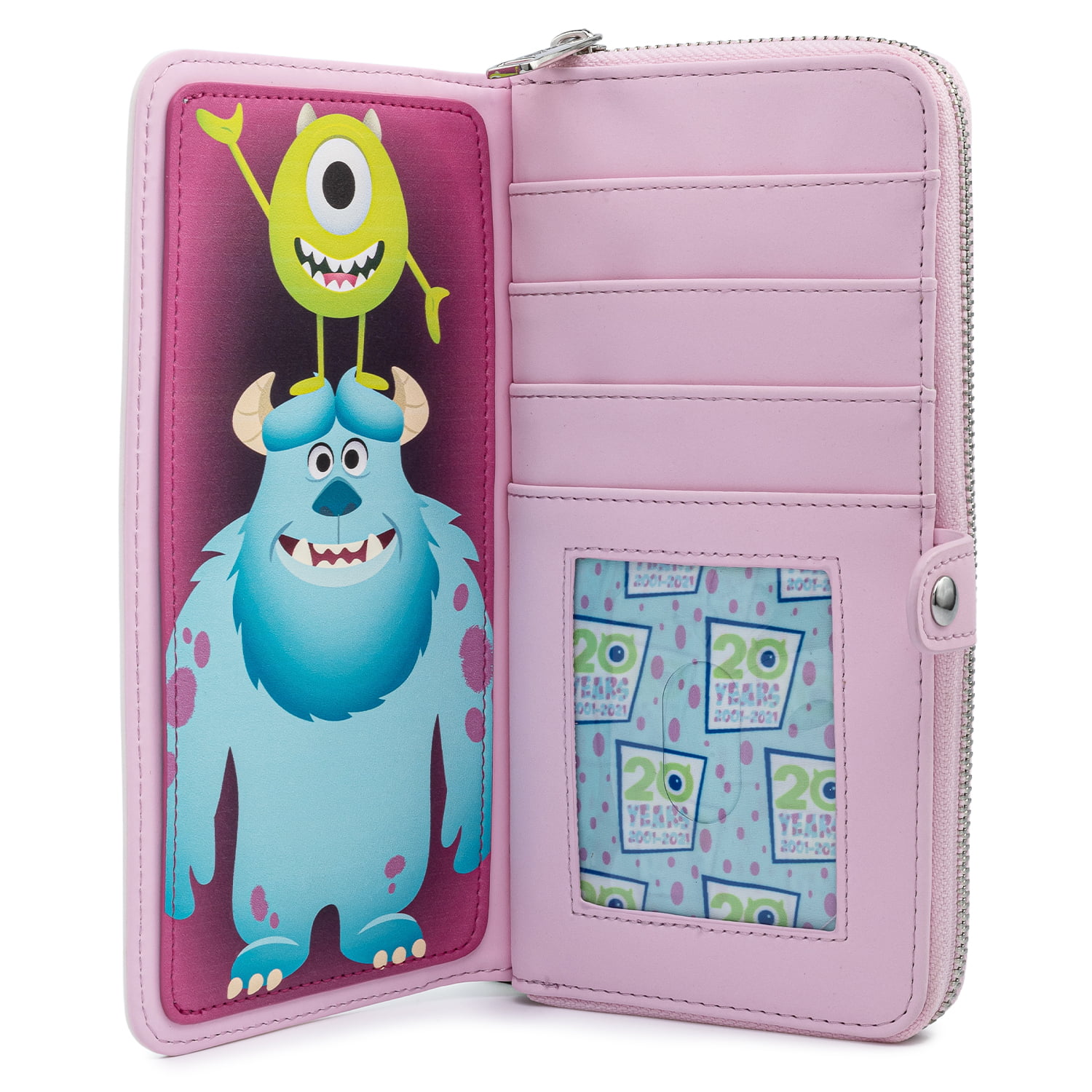 Disney and Pixar's Monster's Inc. Boo’s Door Zip Around Wallet