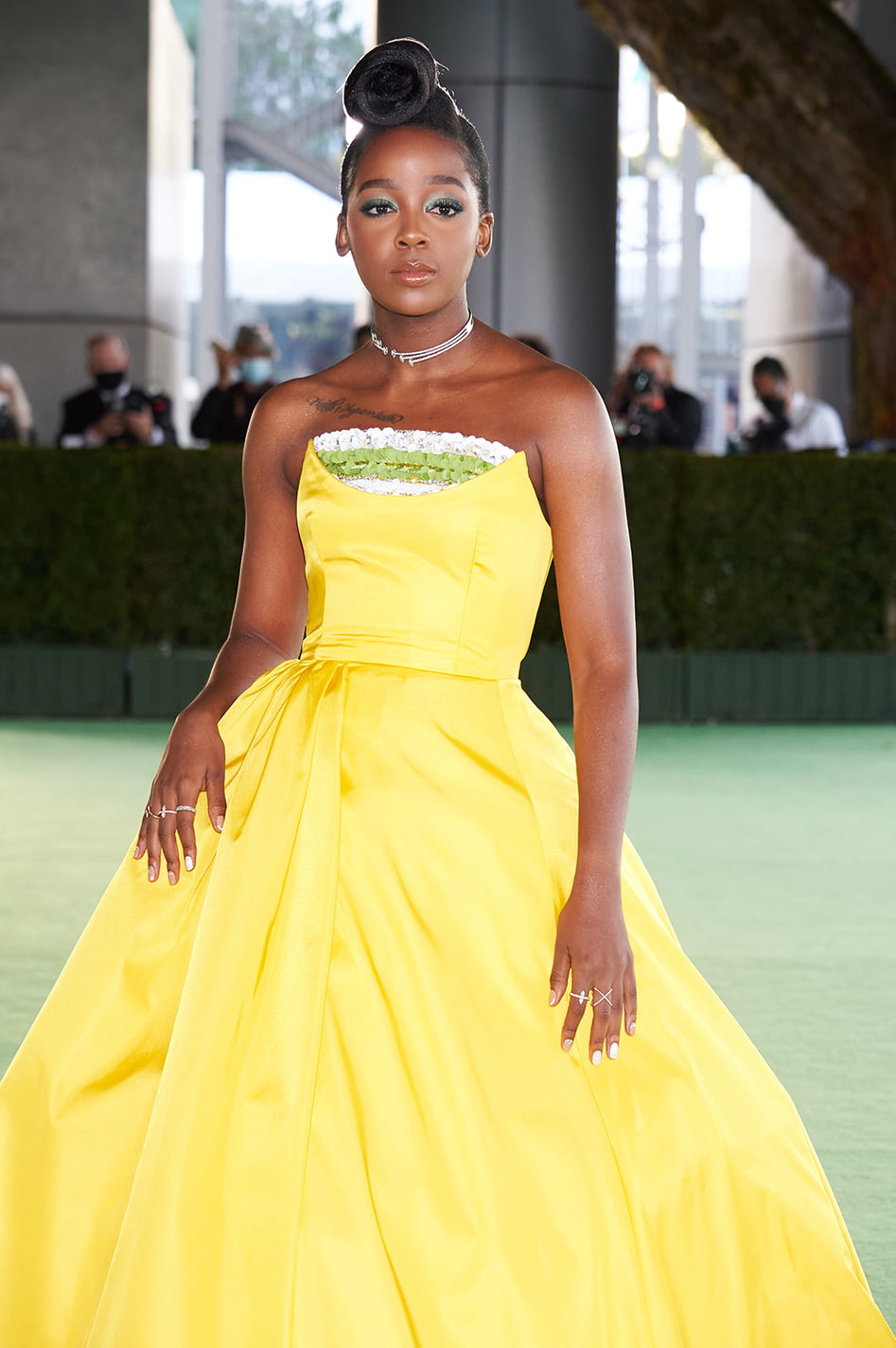 Thuso Mbedu attends the Academy Museum of Motion Pictures Opening Gala, September 25, 2021