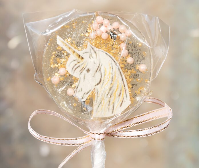 Unicorn Lollipop from Sweet Caroline Confections (Photo by Julie Nguyen/SNAP TASTE)