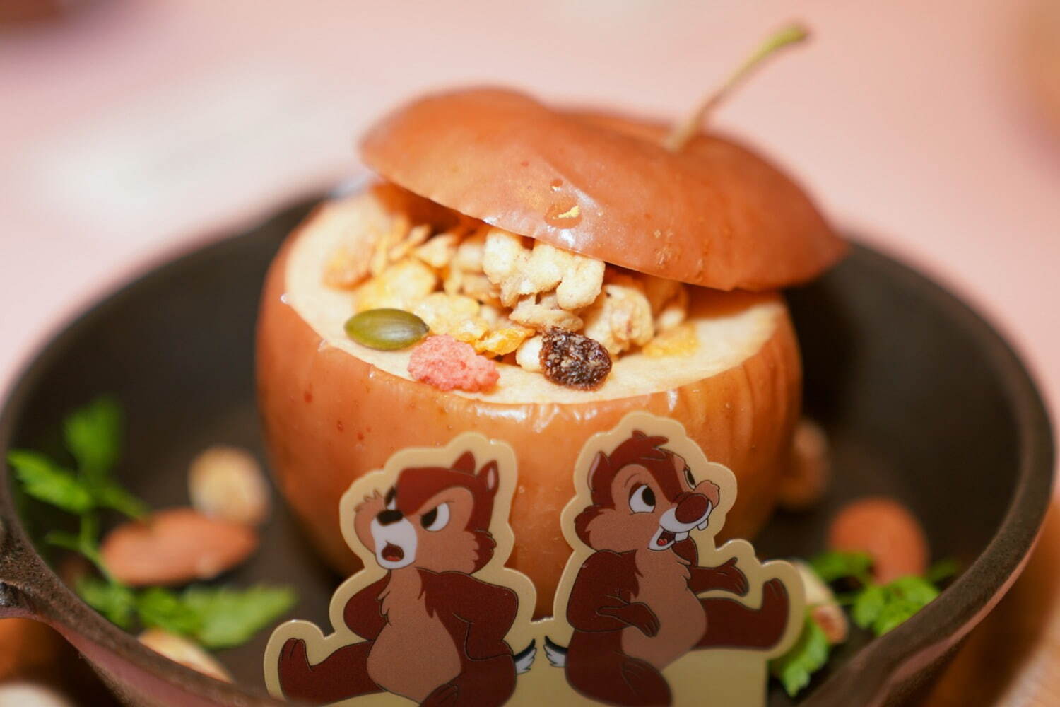 Chip & Dale Limited Menu at Oh My Cafe in Tokyo