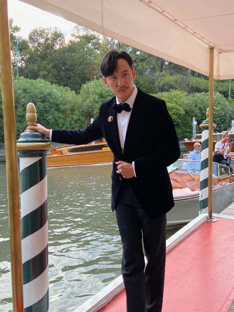 Chang Chen at the Venice Film Festival.