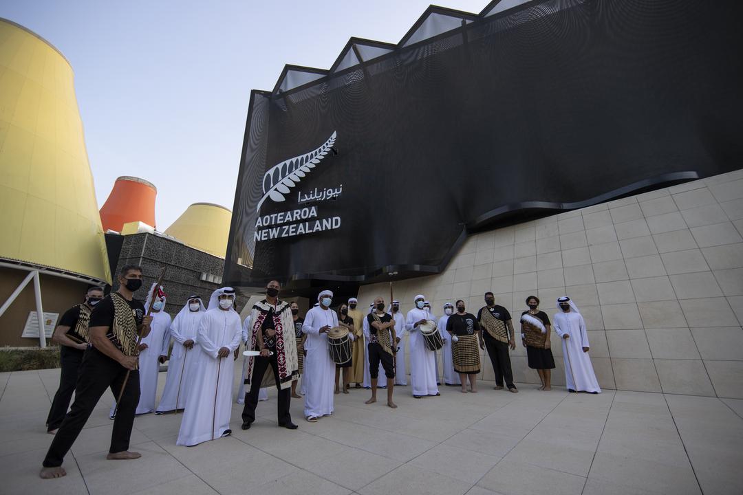 Dawn Ceremony at the New Zealand Pavilion