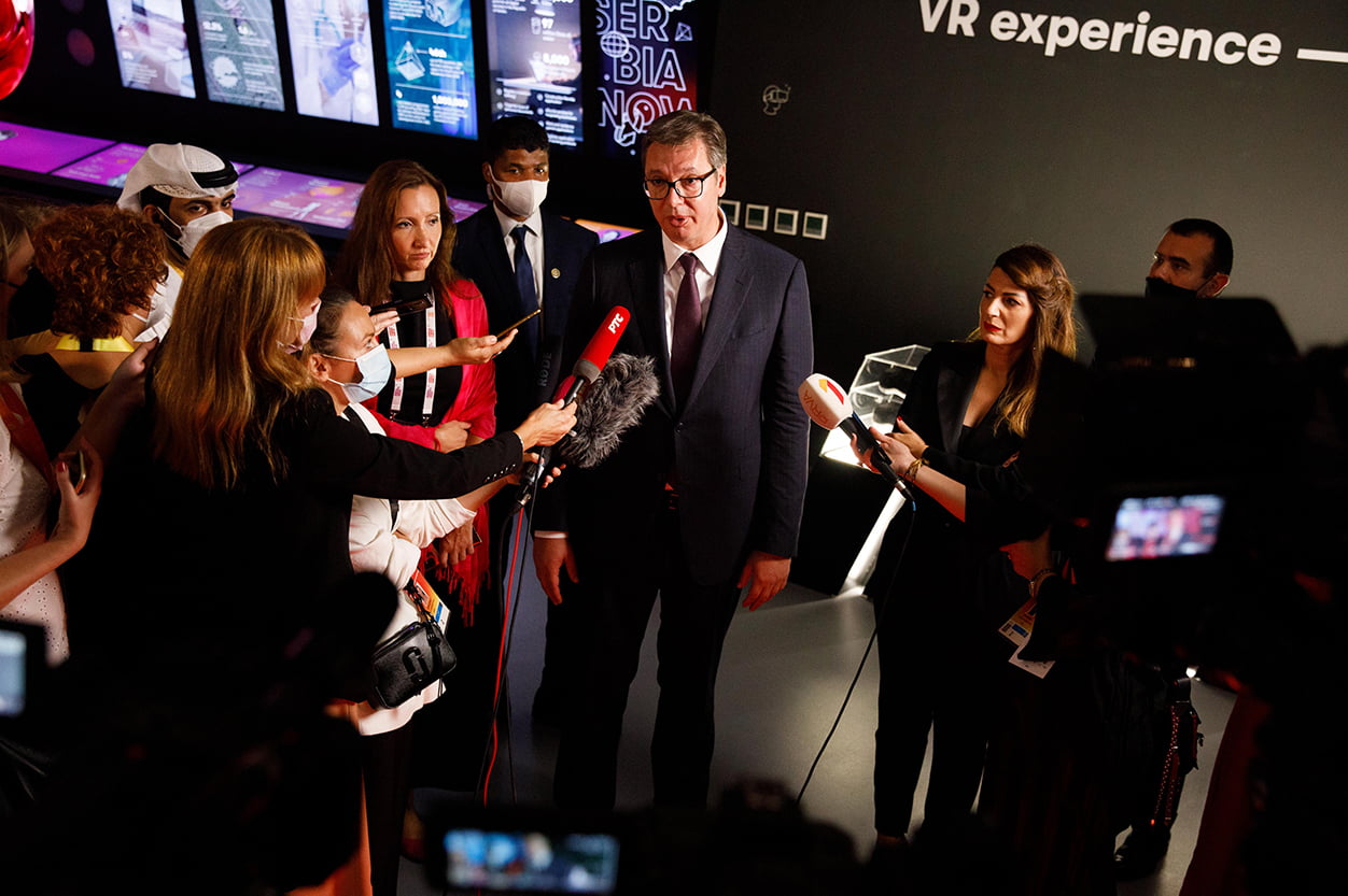 His Excellency President Aleksandar Vučić of Serbia visits Expo 2020 Dubai