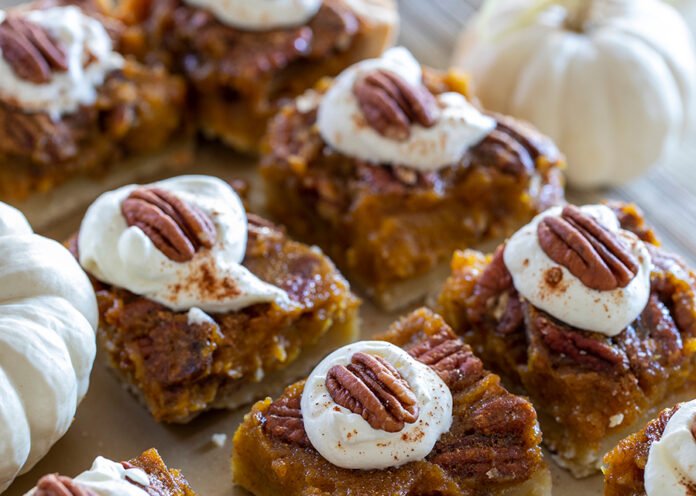 Pumpkin Pecan Pie Bars