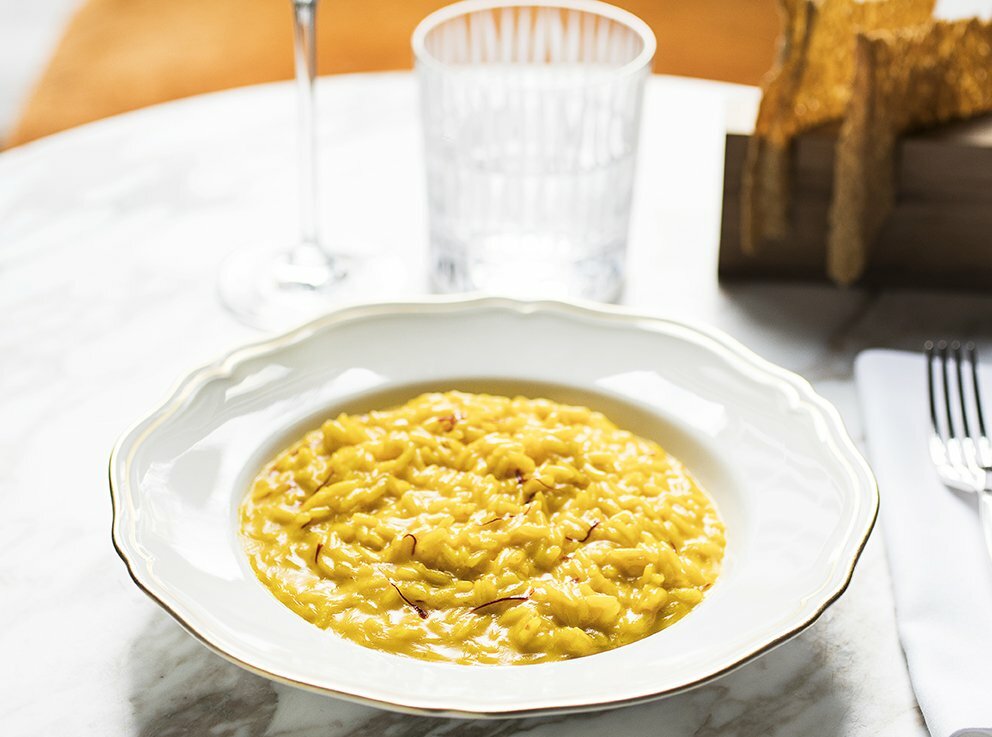 RISOTTO ALLA MILANESE from BVLGARI HOTELS & RESORTS