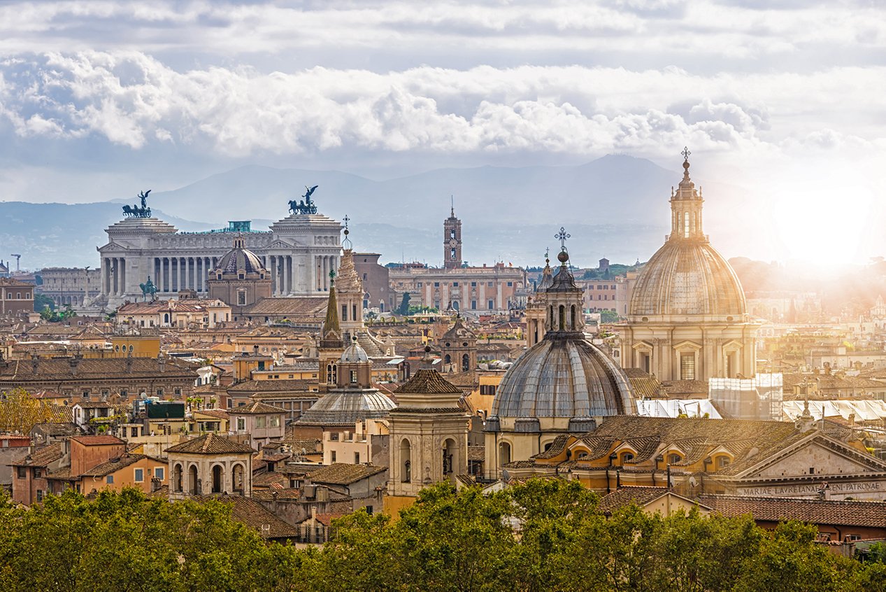 Rome City View From Anantara Palazzo Naiadi Rome Hotel