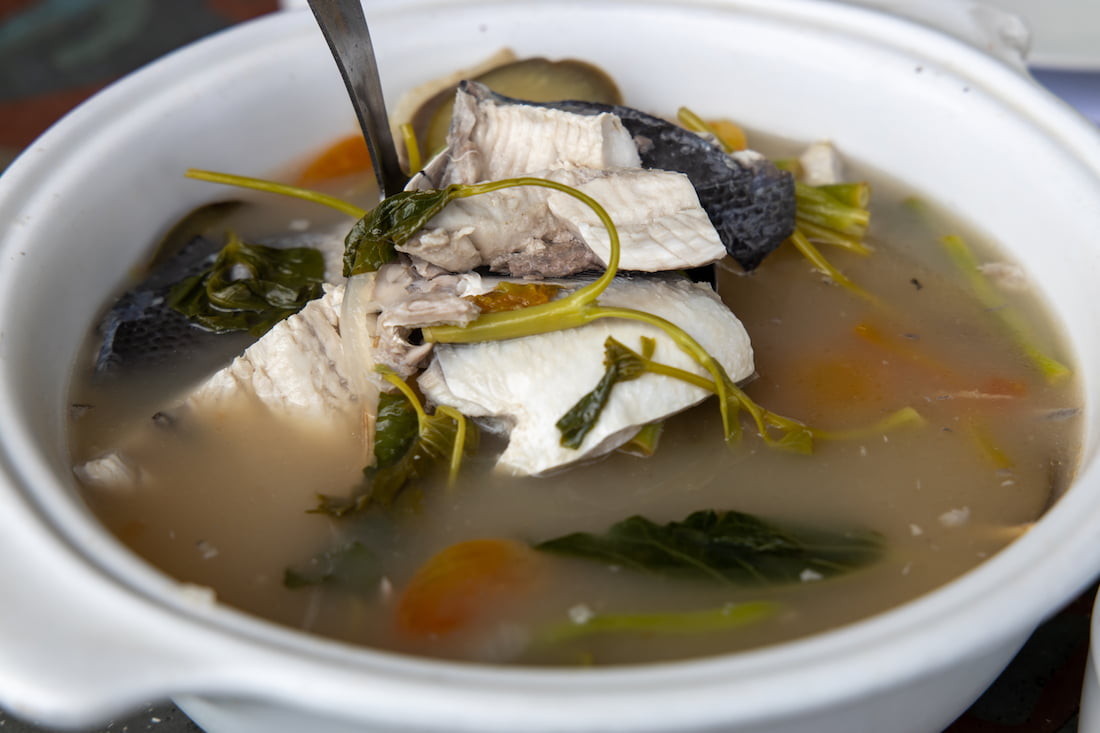 Popular filipino food Sinigang na Bangus, Philippines