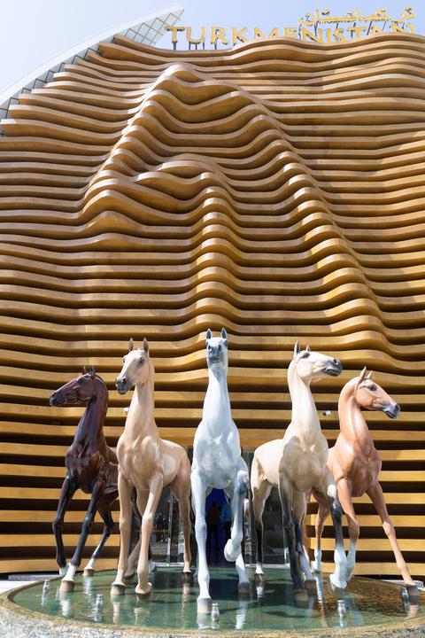 Turkmenistan Pavilion in Expo 2020, Expo 2020 Dubai. 