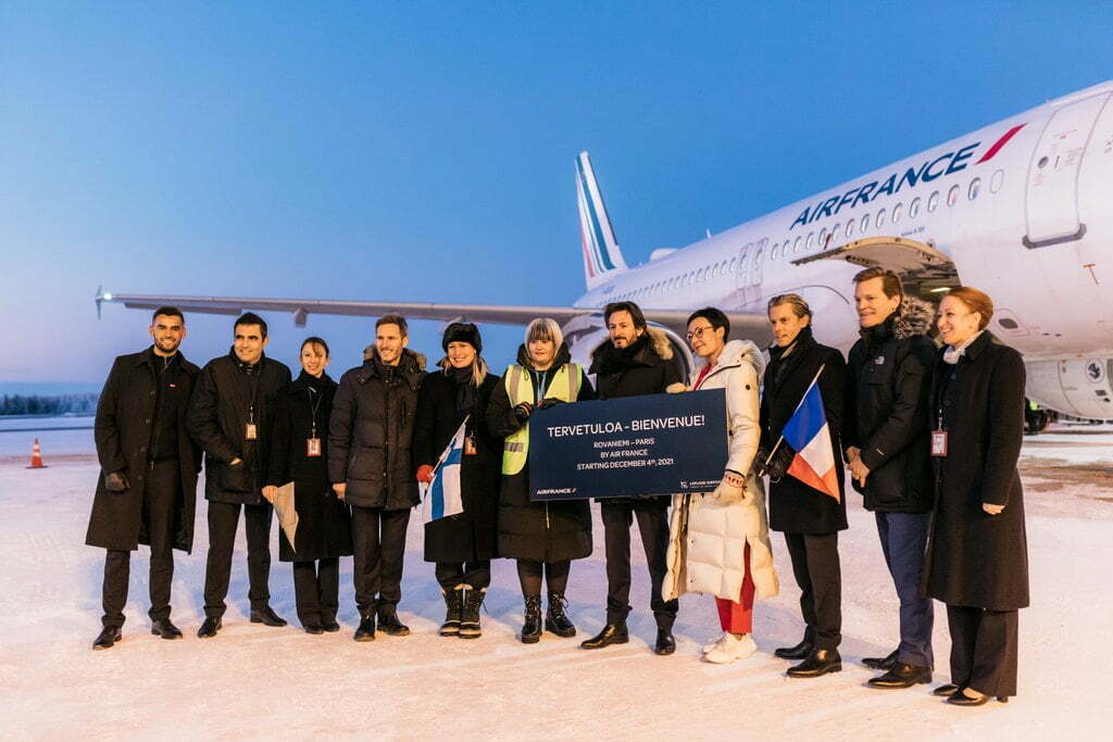 Air France and Rovaniemi New Flight Route Opening Ceremony