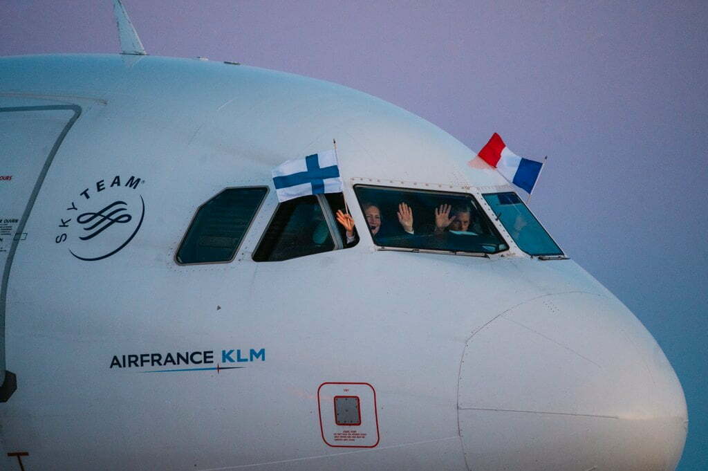 Air France and Rovaniemi New Flight Route Opening Ceremony