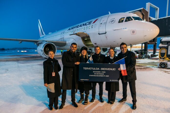 Air France and Rovaniemi New Flight Route Opening Ceremony