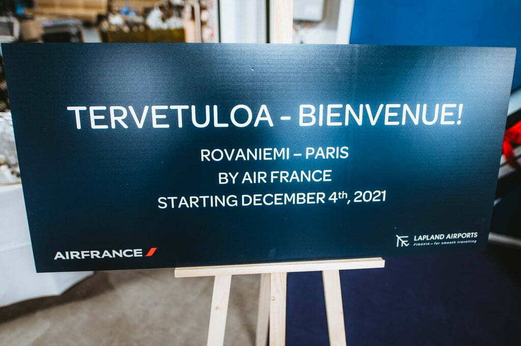 Air France and Rovaniemi New Flight Route Opening Ceremony