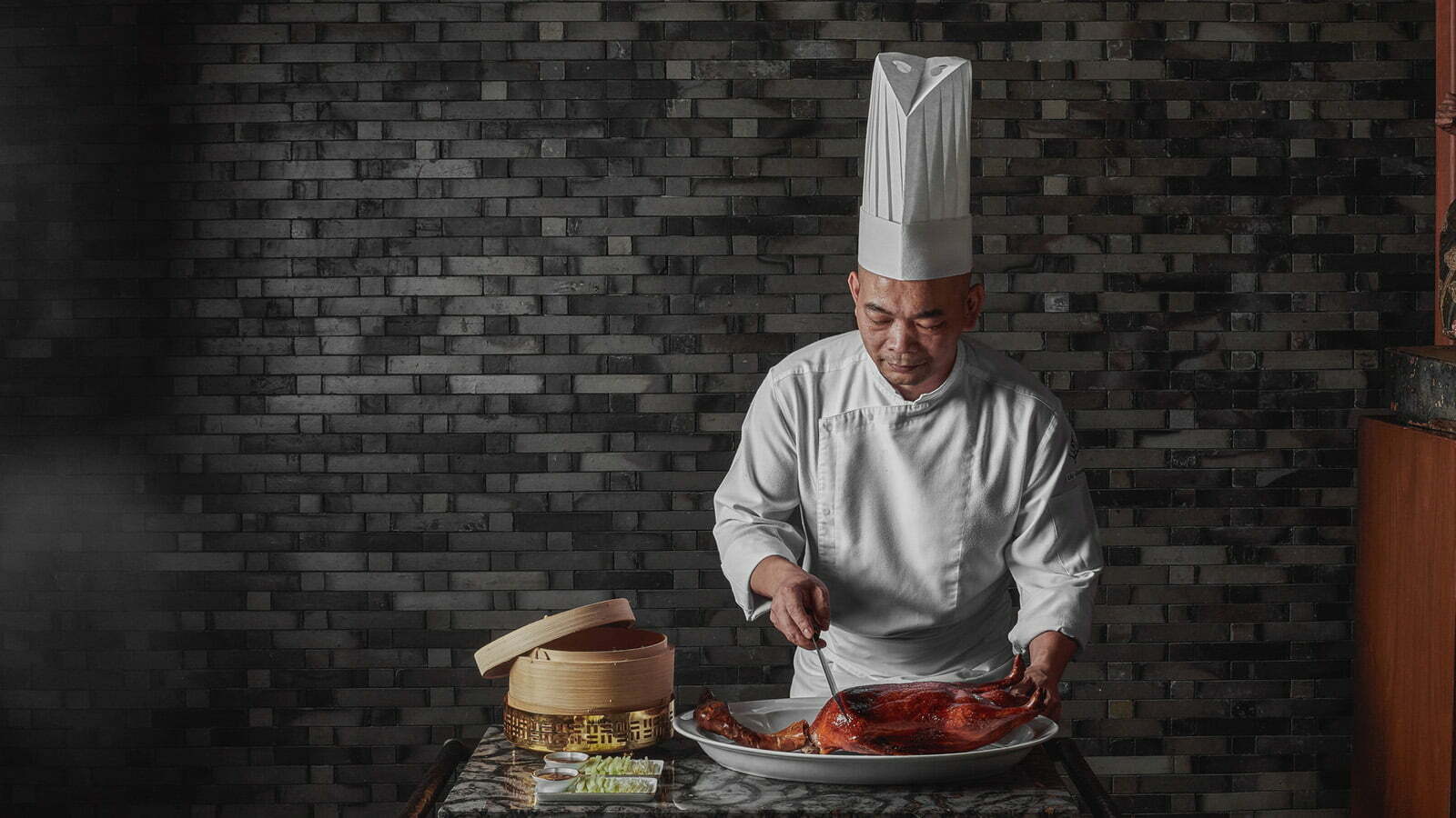 Executive Chinese Chef Qiu Xiaogui at Yu Ting Yuan