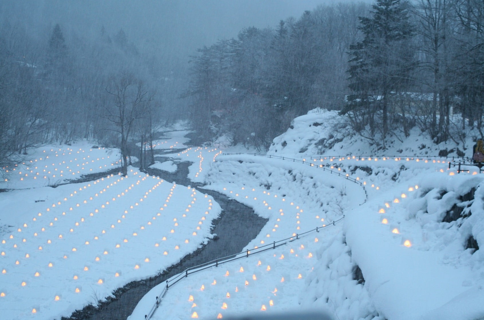 Snow huts Yunishigawa Onsens