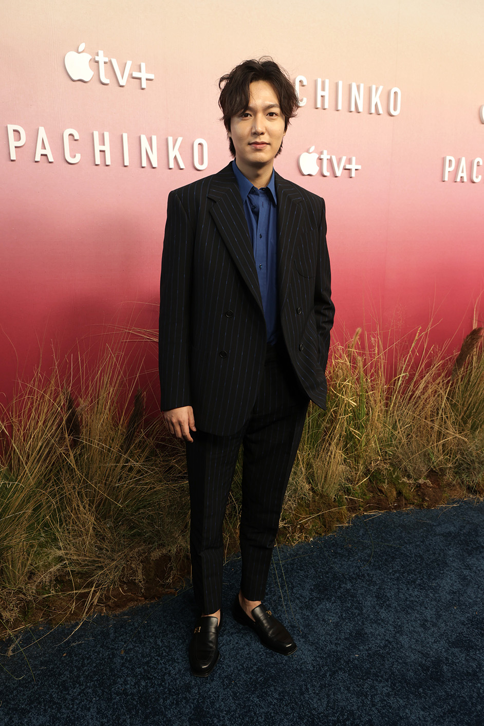 LOS ANGELES, CA - MARCH 16: Lee Min-Ho attends Apple’s "Pachinko" world premiere at The Academy Museum. "Pachinko" premieres globally on Apple TV+ on March 25, 2022.