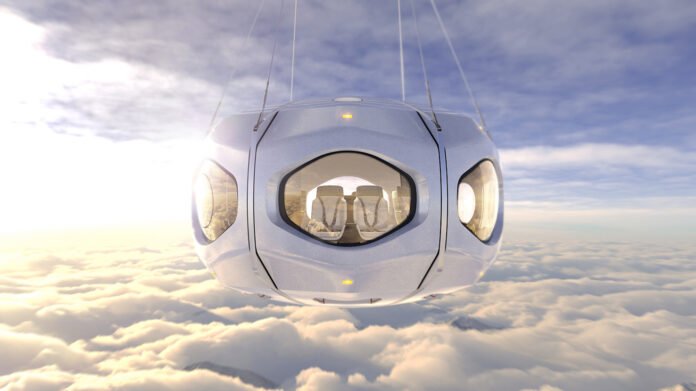 World View Capsule Ascent Above the Clouds