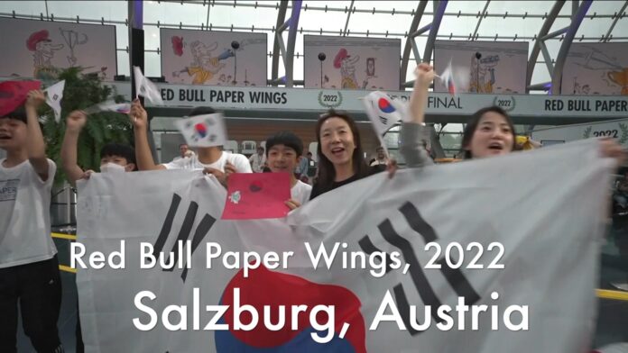 Official 2022 Paper Plane World Championship in Salzburg, Austria