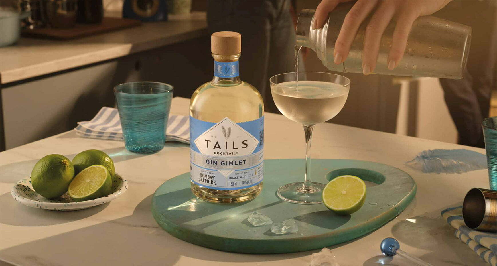 TAILS GIN GIMLET