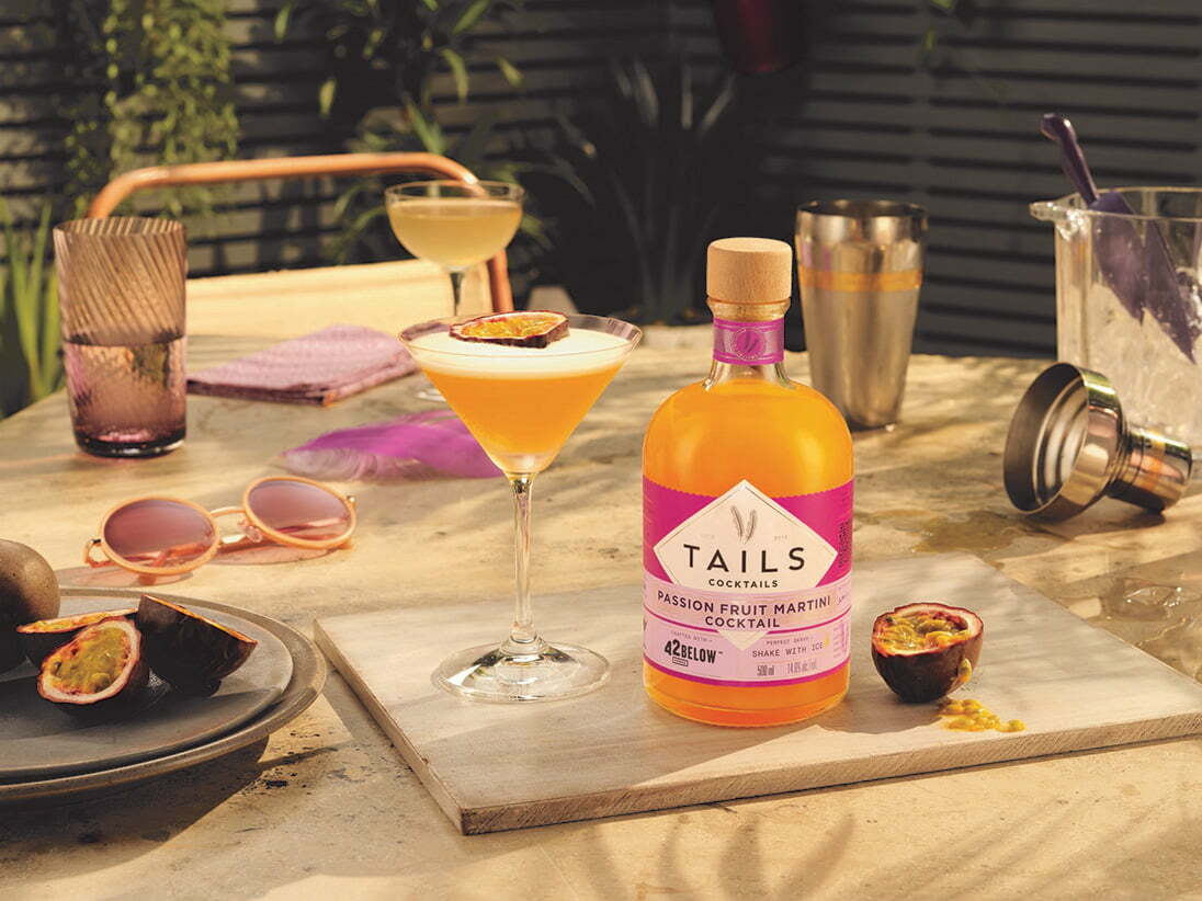 TAILS PASSION FRUIT MARTINI