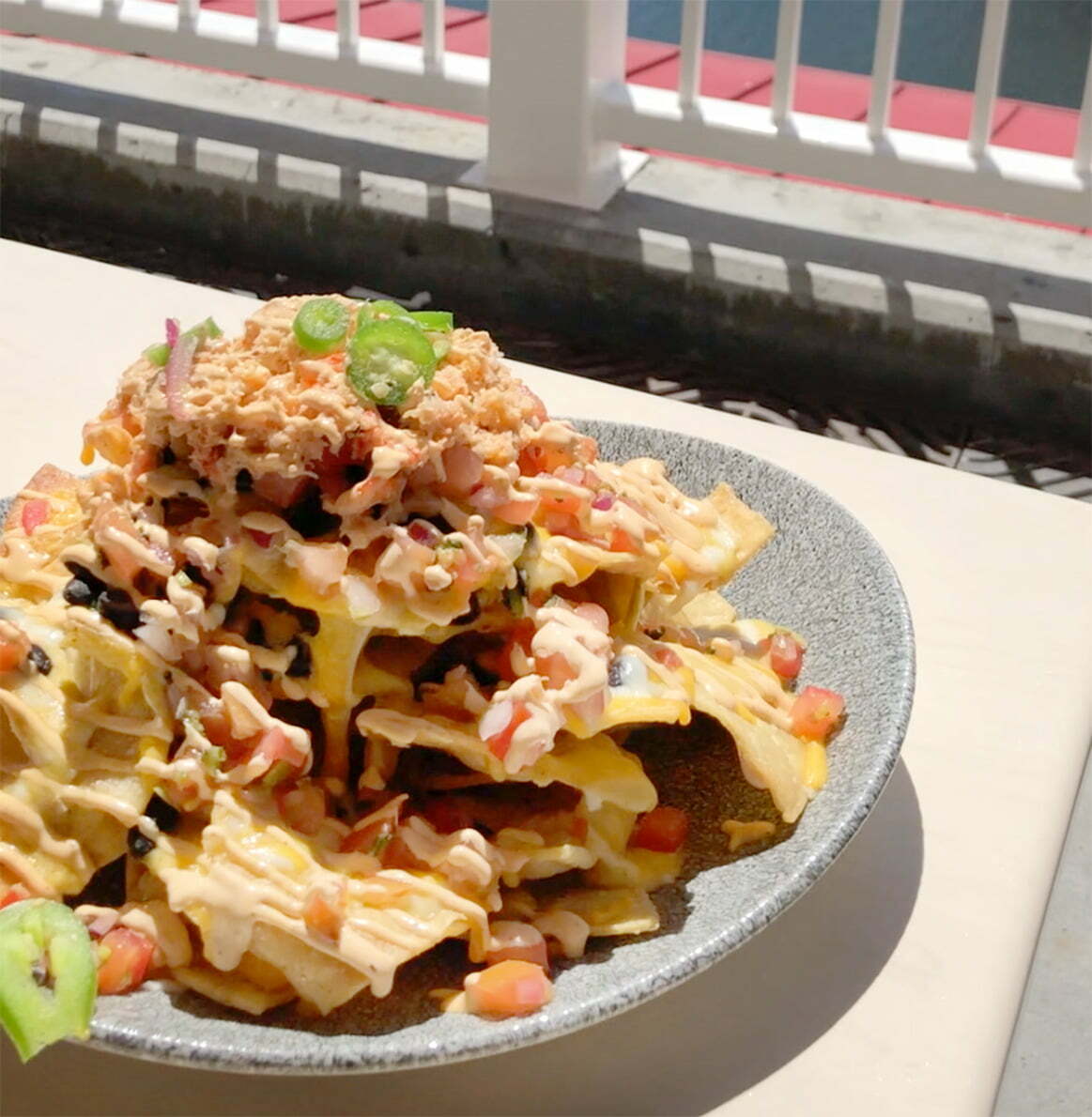 Lobster Nachos at Lamplight Lounge in Disney California Adventure (Julie Nguyen/SNAP TASTE)