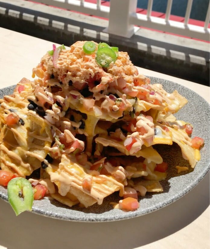 Lobster Nachos at Lamplight Lounge in Disney California Adventure (Julie Nguyen/SNAP TASTE)