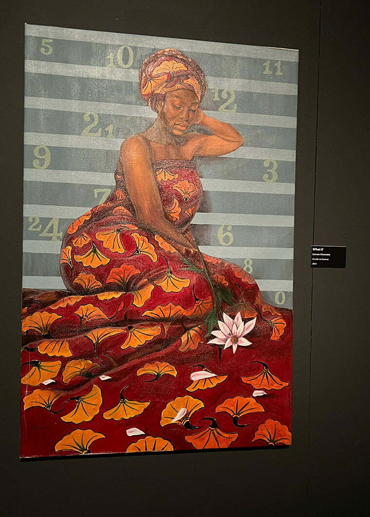 Patterned Perspectives: Contemporary Nigerian art from the Ezenman Collection at Muzeo Museum and Cultural Center’s Main Gallery (Julie Nguyen/SNAP TASTE)