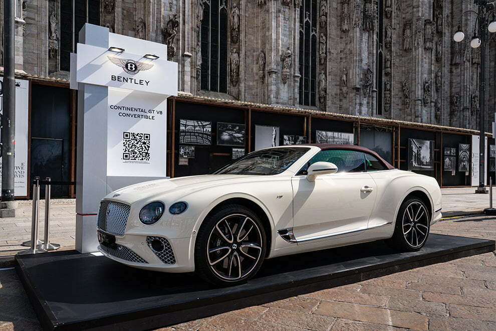 Bentley Continental GT V8 Convertible - 2022 Milano Monza Motor Show in Milano, Italy