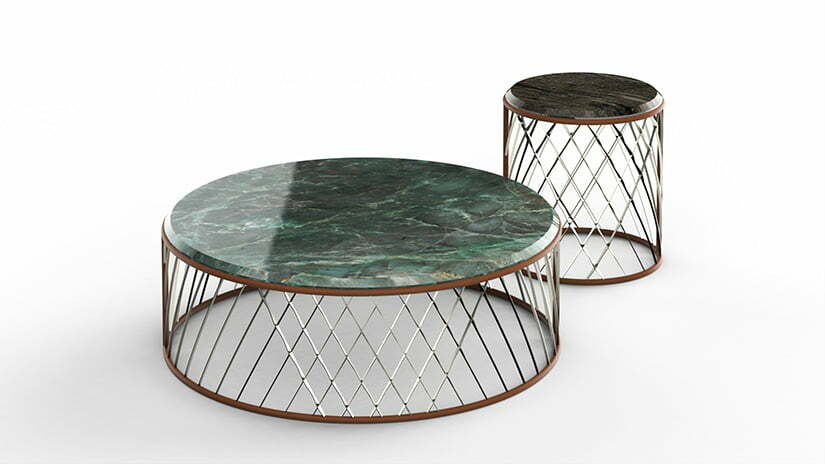 Bentley Home Solstice coffee and side tables