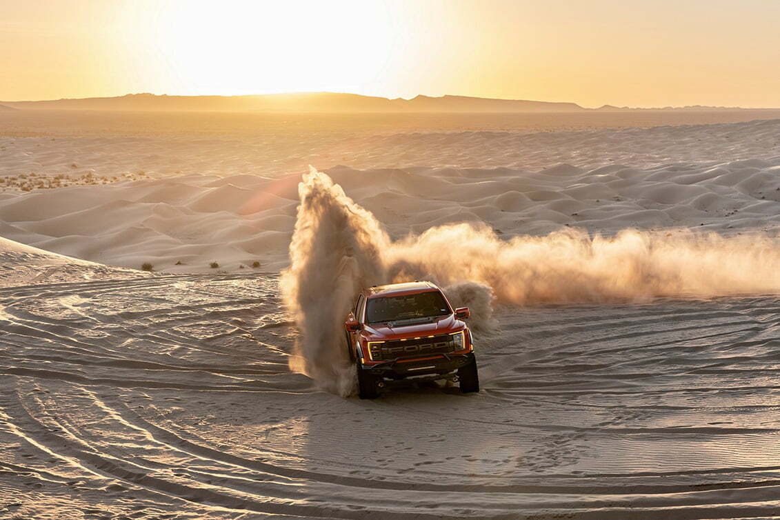 Hennessey VelociRaptor 600 at Glamis Dunes, California