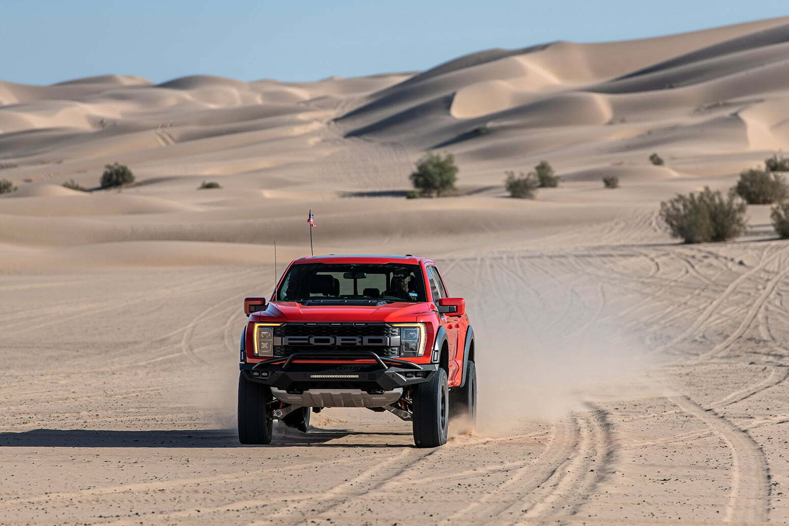 Hennessey VelociRaptor 600 at Glamis Dunes, California