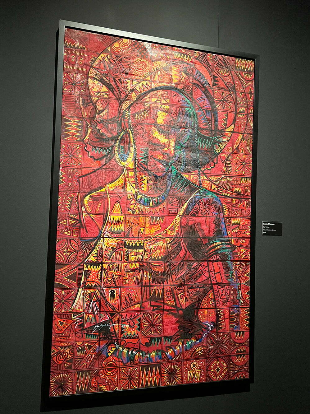 Patterned Perspectives: Contemporary Nigerian art from the Ezenman Collection at Muzeo Museum and Cultural Center’s Main Gallery (Julie Nguyen/SNAP TASTE)