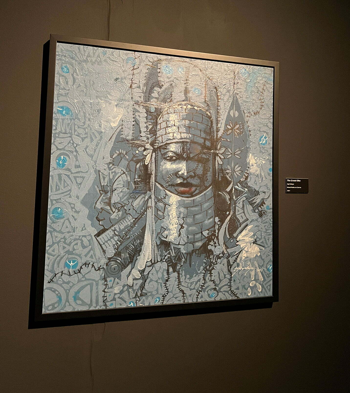 Patterned Perspectives: Contemporary Nigerian art from the Ezenman Collection at Muzeo Museum and Cultural Center’s Main Gallery (Julie Nguyen/SNAP TASTE)