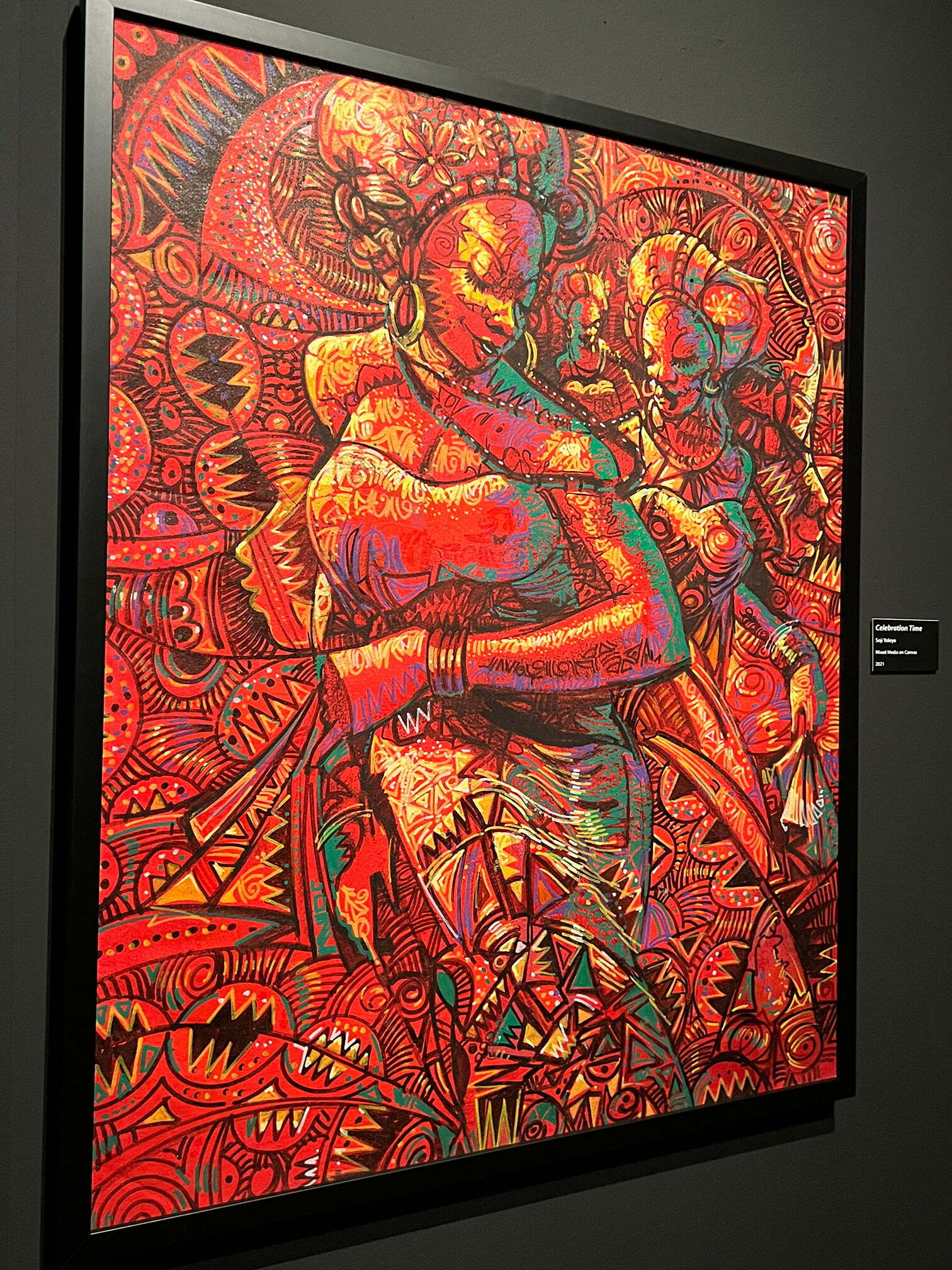 Patterned Perspectives: Contemporary Nigerian art from the Ezenman Collection at Muzeo Museum and Cultural Center’s Main Gallery (Julie Nguyen/SNAP TASTE)