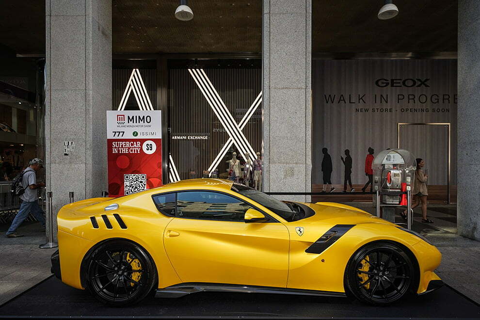 Supercar in the city - 2022 Milano Monza Motor Show in Milano, Italy