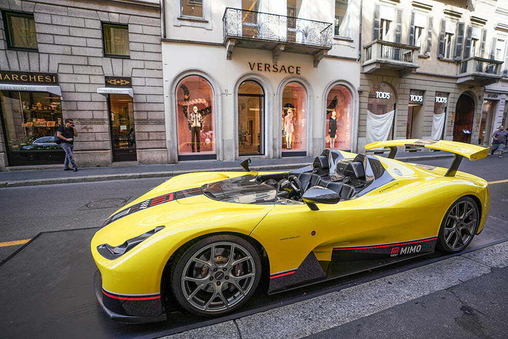 Supercar in the city - 2022 Milano Monza Motor Show in Milano, Italy