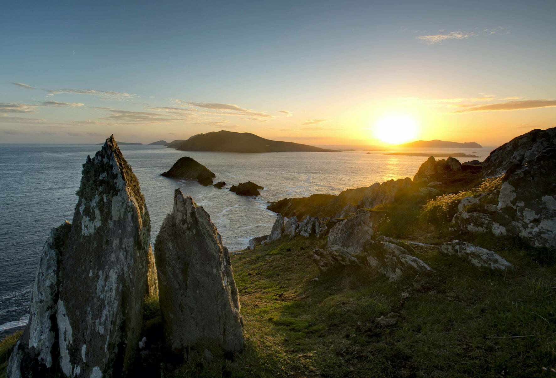 Blasket Islands views from Dunmore Head lead