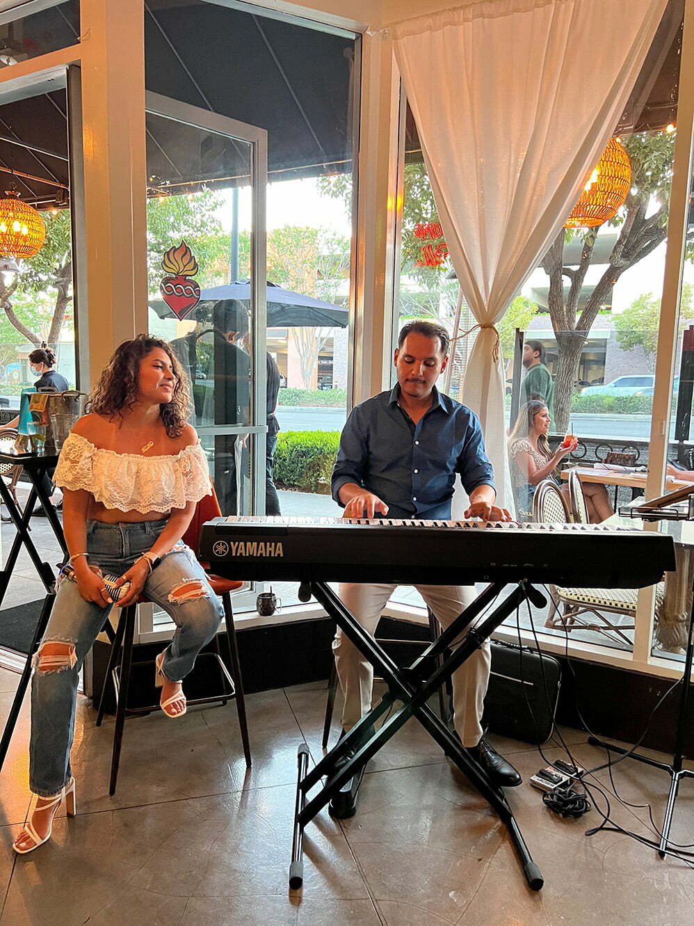 Singer Jacqueline Valderrama at Corazon Modern Kitchen in Brea (Julie Nguyen/SNAP TASTE)