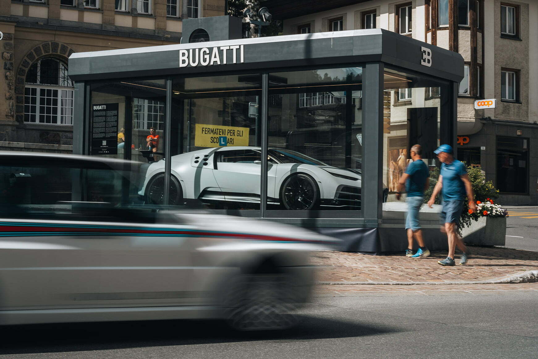 Bugatti at 2022 Passione Engadina motor event in St. Moritz