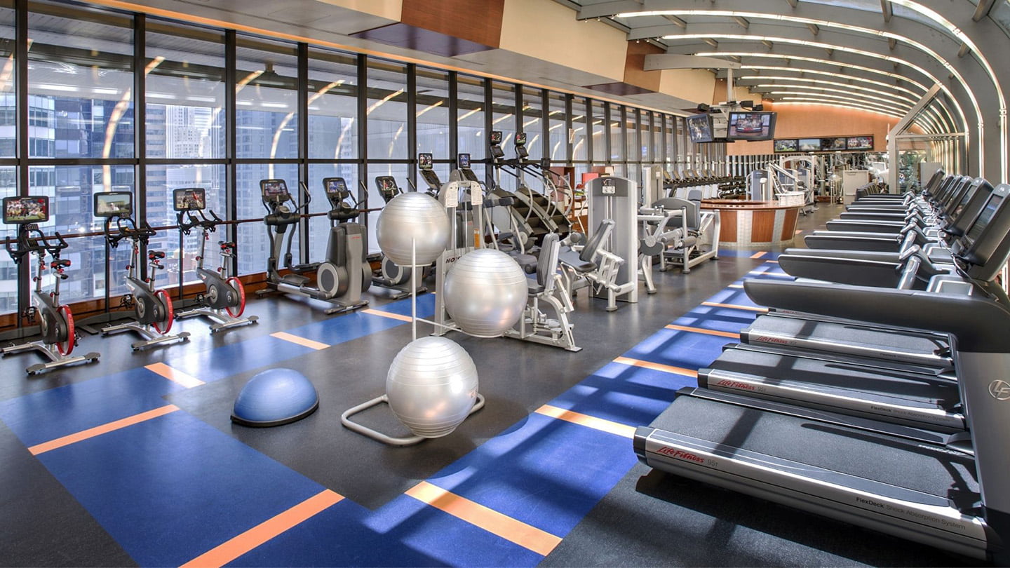 Fitness center (Trung tâm thể dục) New York Marriott Marquis