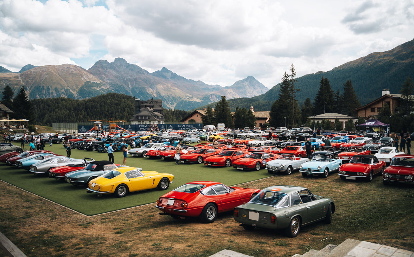 2022 Passione Engadina motor event in St. Moritz