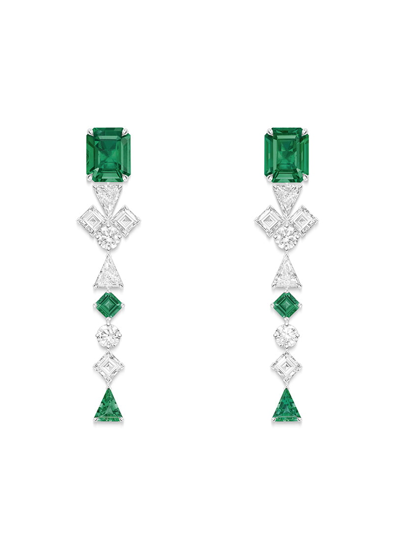 Precious Adornment earrings - Solstice by Piaget - Hoa tai Precious Adornment của Piaget