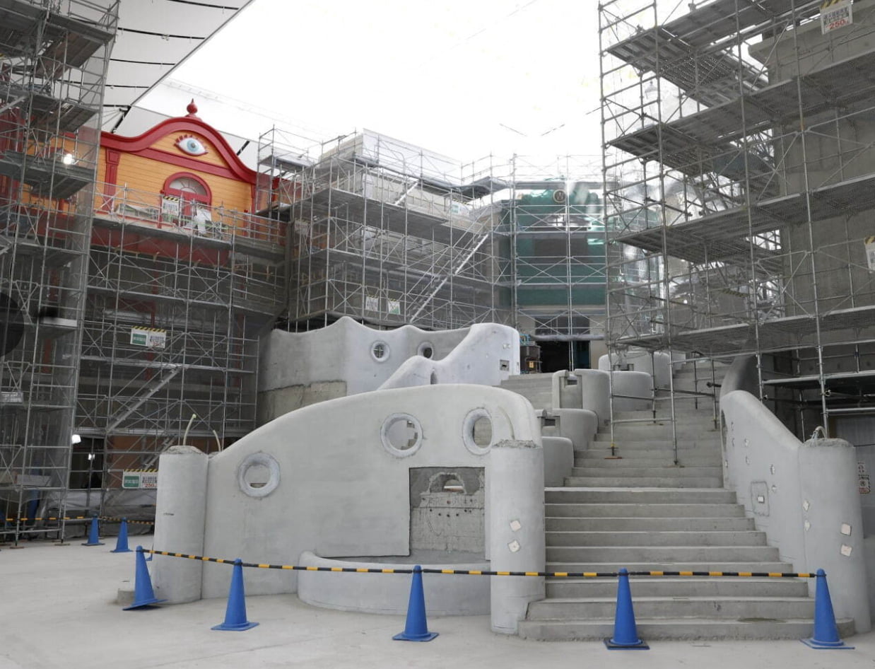 Central Staircase of Ghibli's Great Warehouse