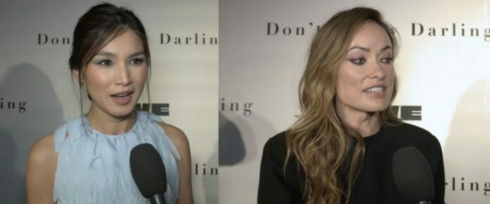 Olivia Wilde and Gemma Chan talk about their latest film “Don’t Worry Darling”