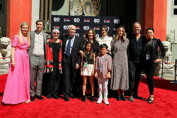 Michael G Wilson, Barbara Broccoli, Angelica Zollo, Family at a ceremony honoring producers Michael G Wilson and Barbara Broccoli with hand and foot prints at the TCL Chinese Theatre IMAX on September 21, 2022 in Los Angeles, CA