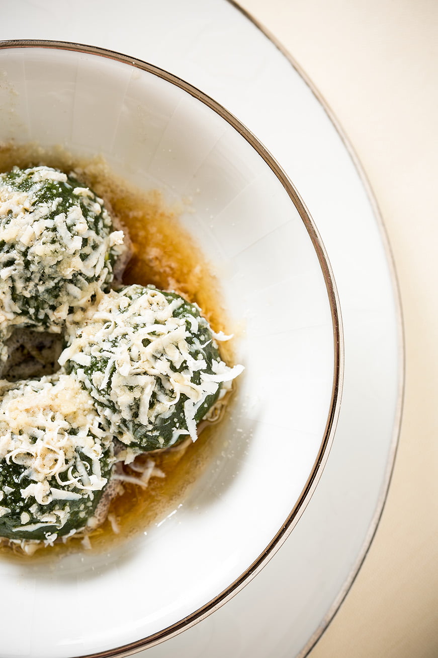 Spinach Gnocchi with Ricotta Salata and Brown Butter