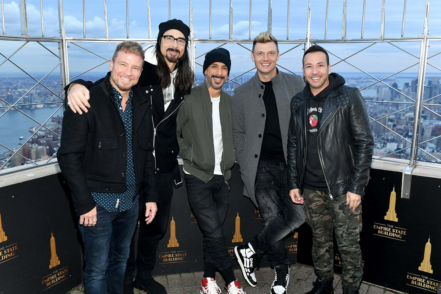 Backstreet Boys at the Empire State Building