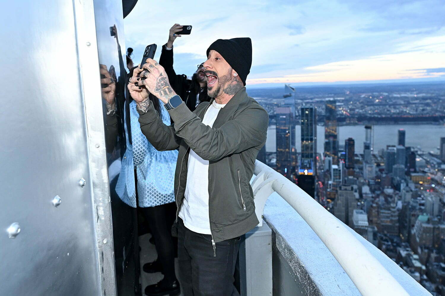 Backstreet Boys at the Empire State Building