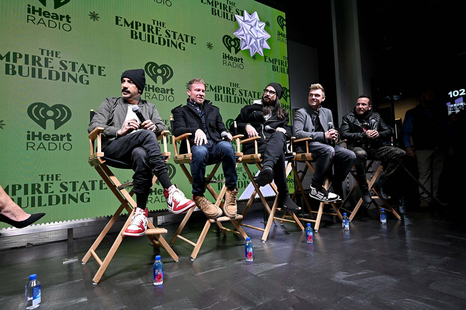 Backstreet Boys at the Empire State Building