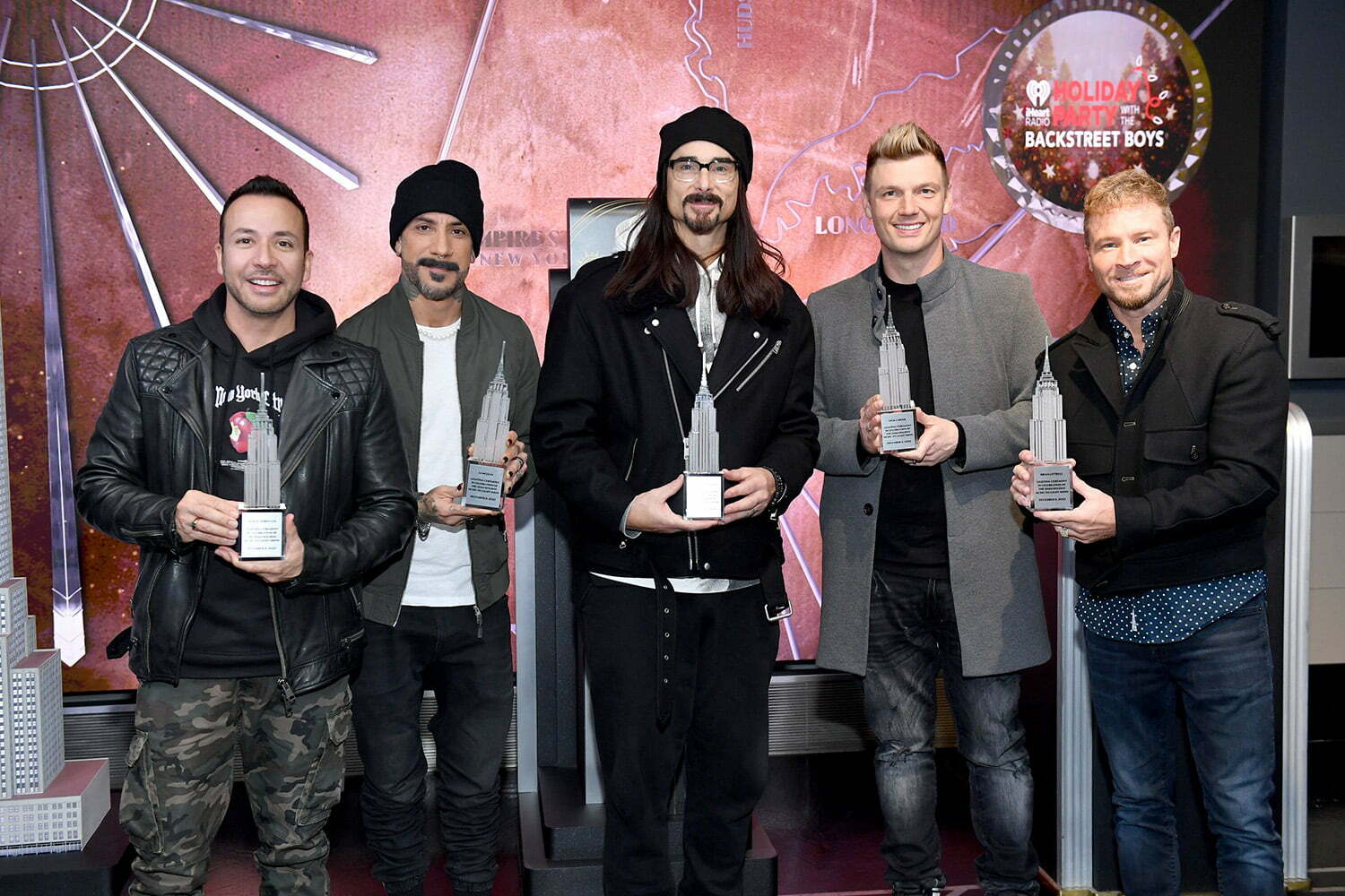 Backstreet Boys at the Empire State Building